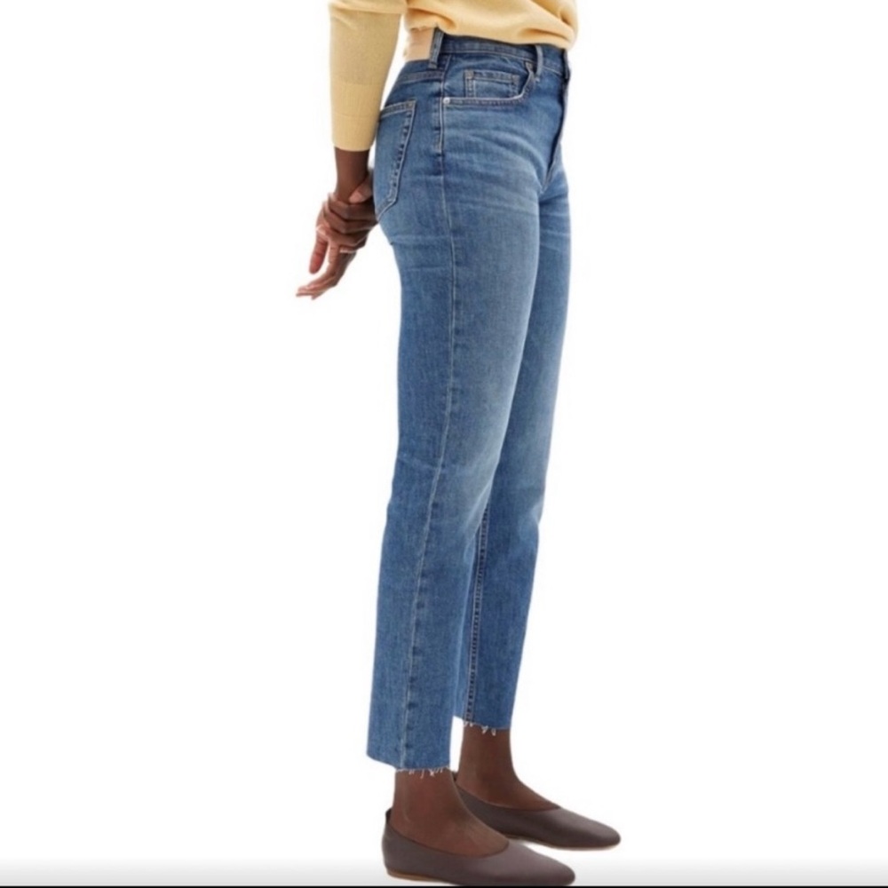 Everlane Original Cheeky Jean - Crop Raw Hem - Size 27 - Picture 3 of 13